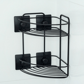 Cantoneira 2 Andares Dupla Face 3M Preto - Ela Decora